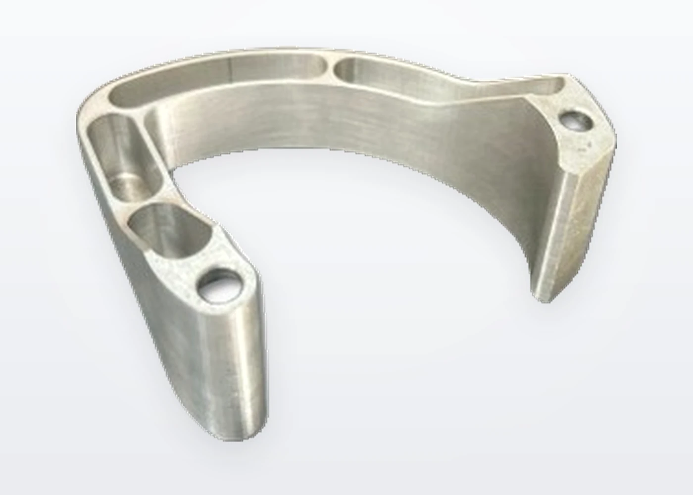Curved structural frame bracket